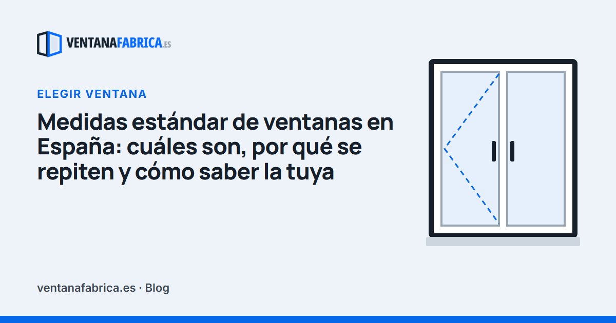 Portada del artículo «Medidas estándar de ventanas en España: cuáles son, por qué se repiten y cómo saber la tuya»
